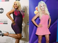 Wow, Langsingnya Tubuh Christina Aguilera