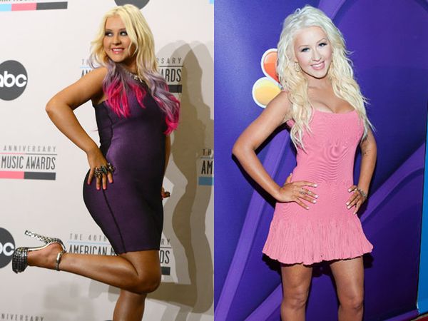 Wow, Langsingnya Tubuh Christina Aguilera
