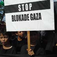 KUMAIL Dukung Palestina di Depan Kantor Konjen AS