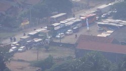 Ini Penampakan Macet Parah di Jomin dari Udara
