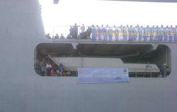 Presiden Lepas KRI Banda Aceh, Antar 1.900 Pemudik ke Semarang