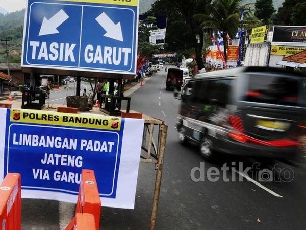 Arus Mudik di Nagreg Lancar