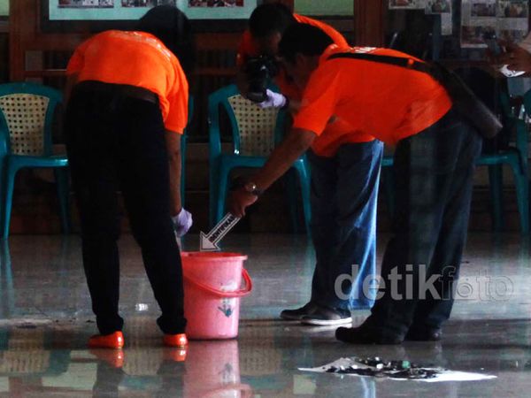 Polisi Olah TKP di Vihara Ekayana