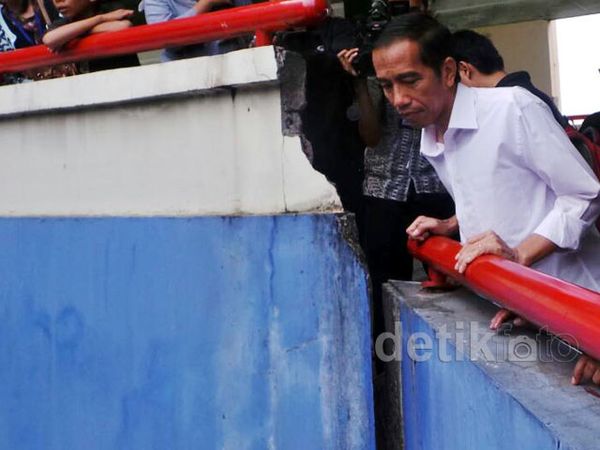Jokowi Tinjau Blok G Tanah Abang