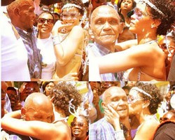 Rihanna Party dengan Kakek-kakek