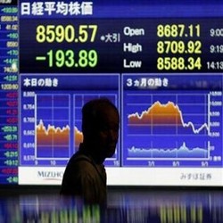 Mengekor Wall Street, Bursa Saham Asia Ikut Rontok