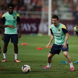  Mengintip Latihan Barca di Rajamangala