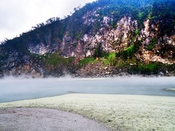 Libur Lebaran Seru di Kawah Putih