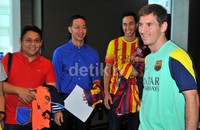 Detiksport bersama tiga media Indonesia mendapat undangan P&G untuk menghadiri acara meet and greet di Okura Hotel Bangkok, Rabu (7/8/2013).