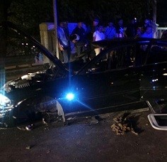 3 Penumpang Jadi Korban Kecelakaan BMW di Sudirman