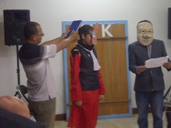 Sindir SBY Soal Patrialis Akbar, ICW Gelar Parodi Patrik Alis Star