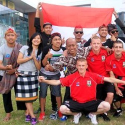 Start Bagus dan Pakaian Adat Tim Indonesia di HWC
