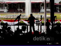 Berlatih 17an di Istana Merdeka