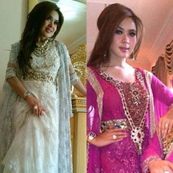 Gaya Syahrini Rayakan Idul Fitri