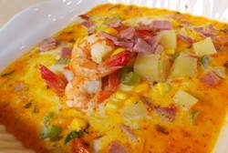 Resep Sup: Chowder Udang dan Jagung Manis
