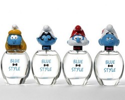Lucunya Botol Parfum Berbentuk Kartun Smurf