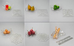 Wadah Buah dari Timah Murni Ini Bisa Dibentuk Jadi Vas Bunga