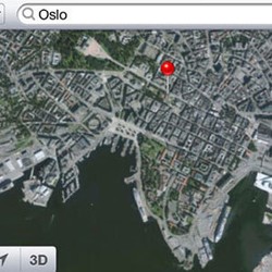 Norwegia Tolak Apple Map 3D