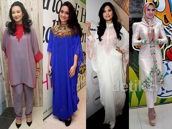 Gaya Selebriti Indonesia di Bulan Ramadan (1)