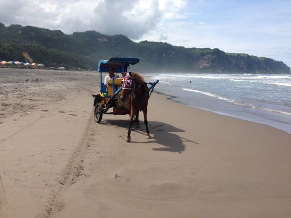 Tak Kalah dengan Gunungkidul, Pantai Parangtritis Tetap Memukau