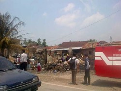 Belasan Rumah Terbakar di Labuhan Batu Utara, Sumut