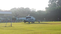 Jelang Pidato SBY, 2 Heli dan 6 Panser TNI Nangkring di Gedung DPR