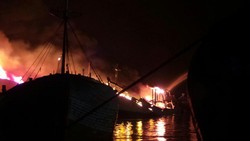 Ada 6 Kapal Ikan yang Terbakar di Pelabuhan Muara Baru Jakut