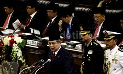 Presiden SBY Sampaikan Pidato Kenegaraan di Sidang Bersama DPR-DPD