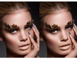 Cantiknya Cat Kuku Berhiaskan Bulu Burung Merak