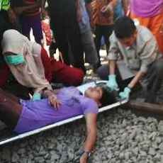 Ibu Satu Anak Nekat Tabrakkan Diri ke Kereta Agro Anggrek