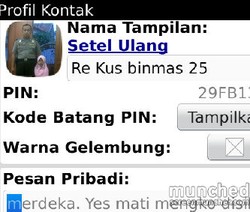 Status BBM Terakhir Aiptu Kus: Merdeka, Yes Mati Mengko Disit