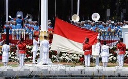 Kesenian Daerah dan Rio Febrian Hibur Tamu HUT RI di Istana Merdeka