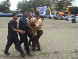 Peserta Upacara di Tasikmalaya Pingsan Dengar Bunyi Meriam