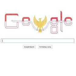 Rayakan HUT RI, Google Kibarkan Merah Putih