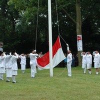 Disaksikan Veteran KNIL, Merah Putih Berkibar di Angkasa Belanda