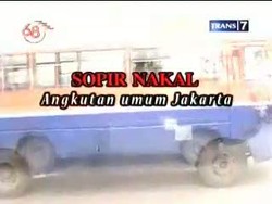 Sopir Nakal Angkutan Umum Jakarta