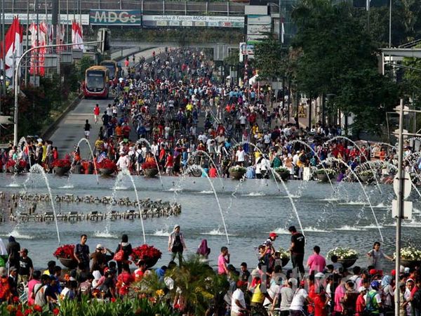 Kegiatan Car Free Day Kembali Ramai