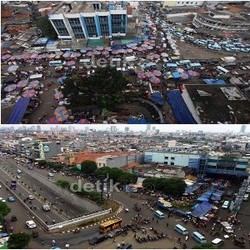Cling! Ini Penampakan Tanah Abang Sebelum dan Sesudah Ditertibkan