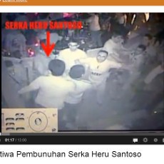 Video Pembunuhan Serka Heru di Hugos Cafe Nongol di Youtube