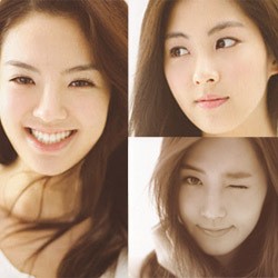 Hyoyeon, Yuri dan Seohyun SNSD Kunjungi Singapura 23 Agustus