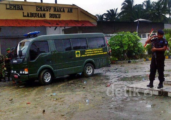 TNI-Polri Masih Disiagakan di LP Labuhan Ruku 
