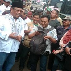 Eggi Prihatin dengan Kondisi Pasar yang Kumuh