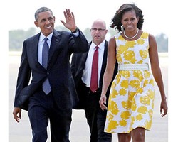 Koleksi Busana Michelle Obama Harga Terjangkau, Baju di Bawah Rp 1 Jutaan