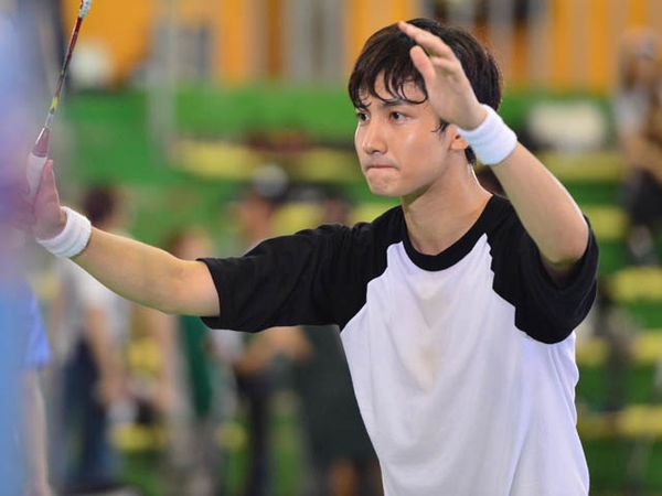 Aksi Changmin TVXQ Main Badminton