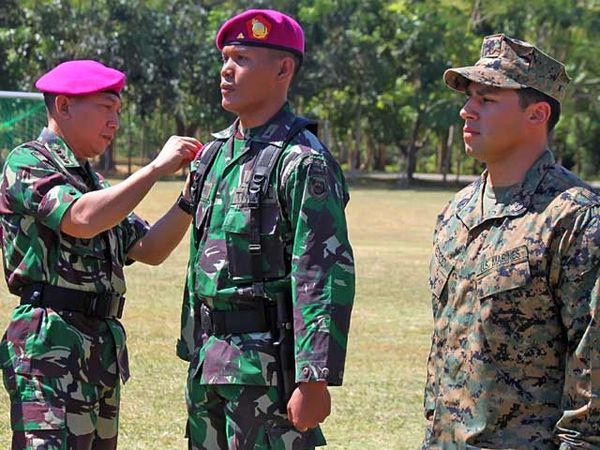 Marinir Indonesia-Amerika Gelar Latihan Bersama
