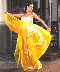 Harga Gaun Lukis Bisa Mencapai Puluhan Juta Rupiah