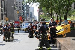 Tragis, Kaki Turis Inggris Putus Ditabrak Taksi di New York