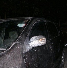 Mobil Avanza Juga Terkena Api Ledakan di Mangga Besar