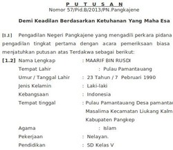 Format Putusan Vonis Mati Maarif Ubah Peta Hukum Indonesia