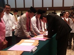 48 Dinas DKI Tanda Tangani Kesepakatan Sensus Aset Pemprov